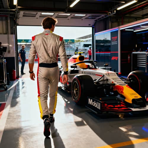 Ultra-Realistic Formula 1 Driver Portrait