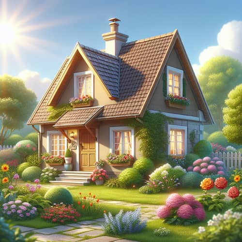 Quaint Little House with Well-Kept Garden | Peaceful Atmosphere