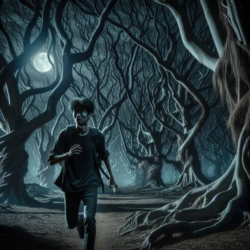 Exploring Dread-Inspiring Forest: South Asian Male Adventure