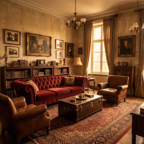 Vintage Style Living Room Transformation