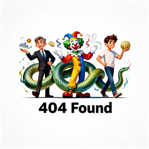 Dynamic Logo Design for 404 Found Memecoin