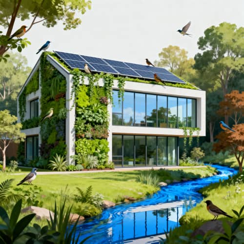Sustainable Green Architecture Concept