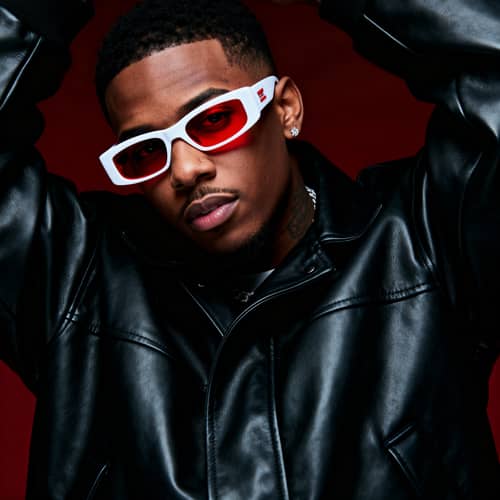 Confident Hip-Hop Style Portrait of a Rapper Confident Hip-Hop Style Portrait of a Rapper