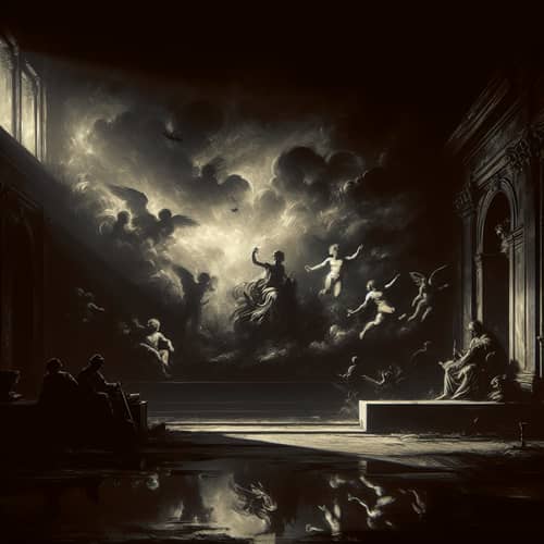 Darkly Themed 17th Century Art Piece