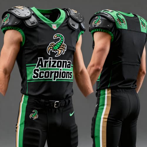 Pro Football Uniform for Arizona Scorpions