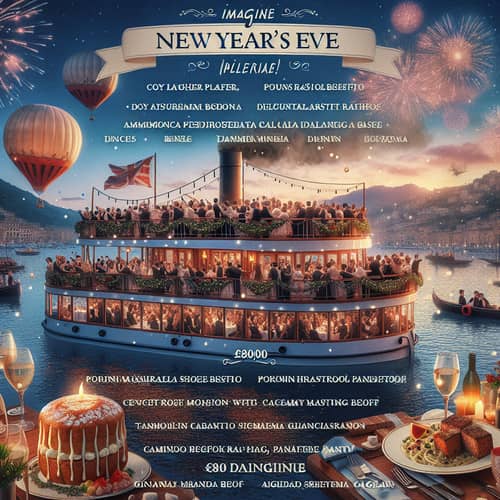 Luxurious New Year's Eve Celebration at L'Hublot, Cagliari Waterfront