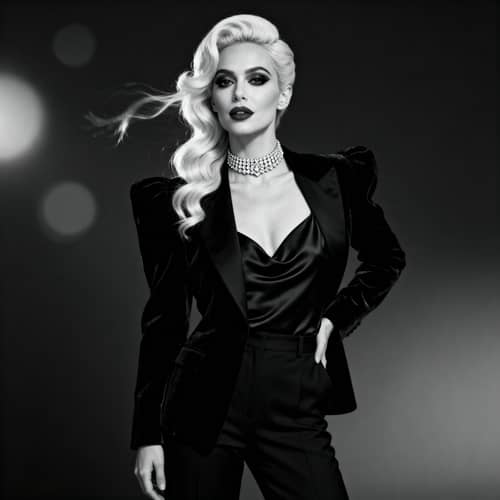 Dramatic Celebrity Portraits with High Fashion Styling Dramatic Celebrity Portraits with High Fashion Styling