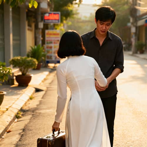 Heartbreak of a Vietnamese Woman's Departure