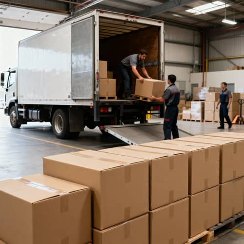 Moving Services with Large Boxes and Trucks