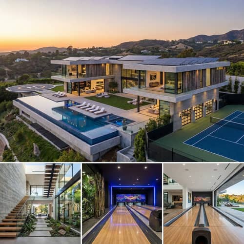 Mega Modern Mansion: 25,000 Sqft Luxury Home Mega Modern Mansion: 25,000 Sqft Luxury Home