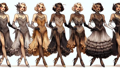 Glamorous 1920s & 1930s Inspired Female Dancers