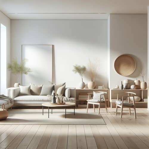 Modern Minimalist Living Room | Scandinavian Design Ideas