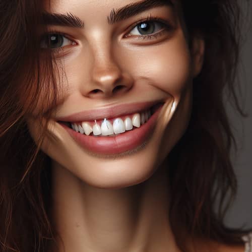 Captivating Beauty: Unique Smile & Confident Eyes