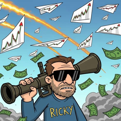 Ricky the Rocket Launcher Cartoon Character