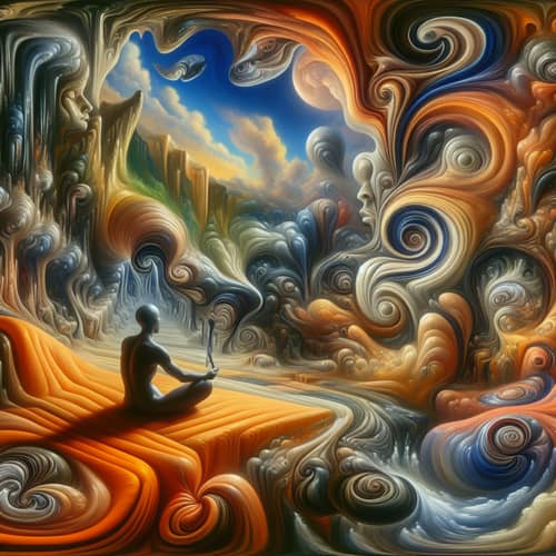 Surreal Dreamscape Oil Painting: Unleashing the Power of the Unconscious Mind