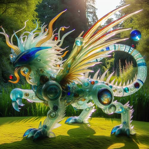 Glass Pokémon - Whimsical Creature of Colors and Light