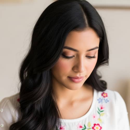 Shy Latina Portrait - 25 Years Old