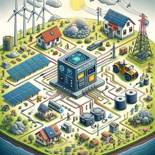Off-Grid Microgrid System Components for Energy Management