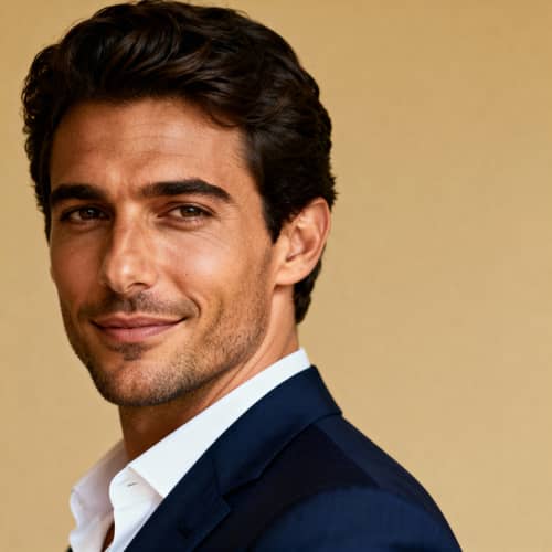 Handsome Italian Man - Style & Charisma