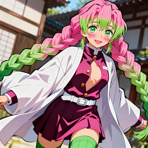 Mitsuri Kanroji: Demon Slayer Character Art Mitsuri Kanroji: Demon Slayer Character Art