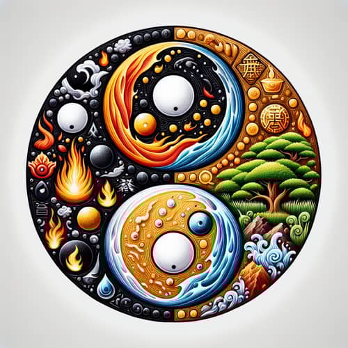 Yin Yang with 5 Elements of Feng Shui | Harmony and Balance