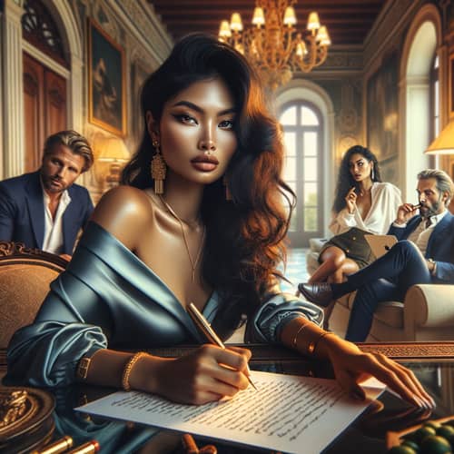 Multicultural Creativity at Opulent Italian Villa