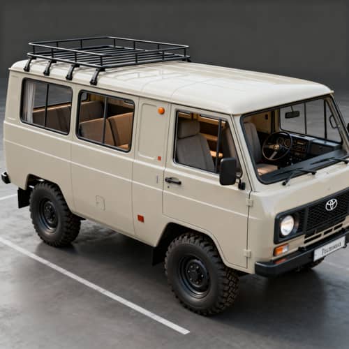 Uaz Bukhanka as a Toyota Microbus 2020 Uaz Bukhanka as a Toyota Microbus 2020
