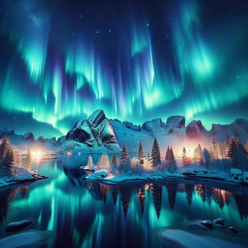 Stunning Northern Lights Display | Brightness & Reflections