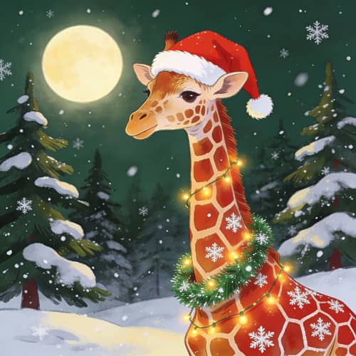 Christmas Giraffe Decorations - Festive Fun Christmas Giraffe Decorations - Festive Fun