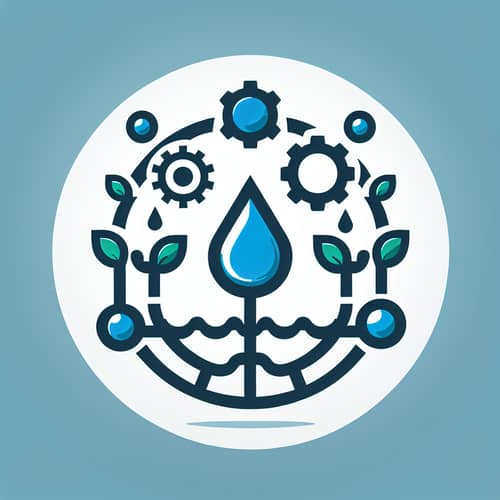Innovative Agriculture Water Conservation Icon