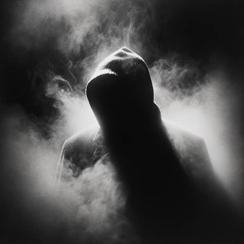 Mysterious Figure Emerges from Fog | Film Noir Scene