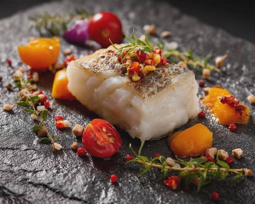Perfectly Cooked Hake Fillet - Culinary Presentation