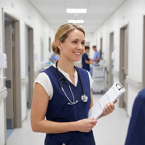 Professional Nurse in Scrubs | Healthcare Expertise