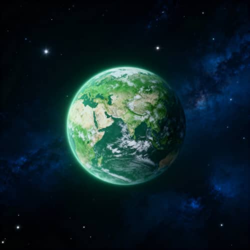 3D Green Earth to Universe Exploration 3D Green Earth to Universe Exploration