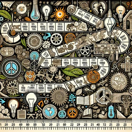 Illustrated Timeline of Significant Events in History