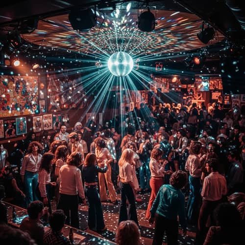 1970s New York Night Town Disco Experience