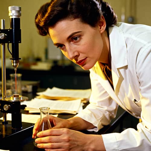 Rosalind Franklin in the Laboratory Rosalind Franklin in the Laboratory