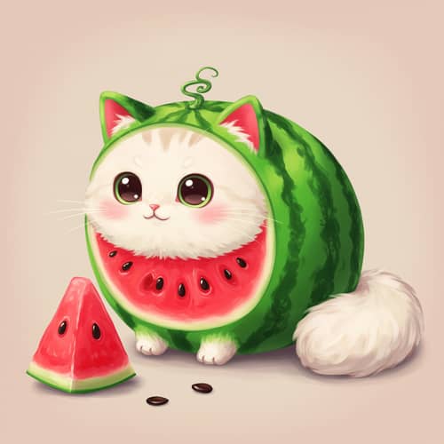 Watermelon Cat: The Cutest Feline Trend