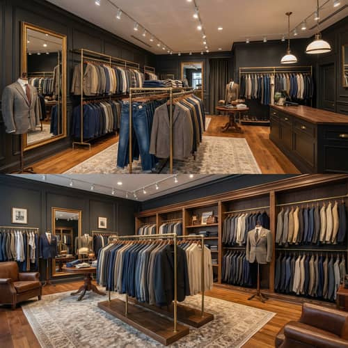 Custom Style Clothing Store Interior Design Custom Style Clothing Store Interior Design