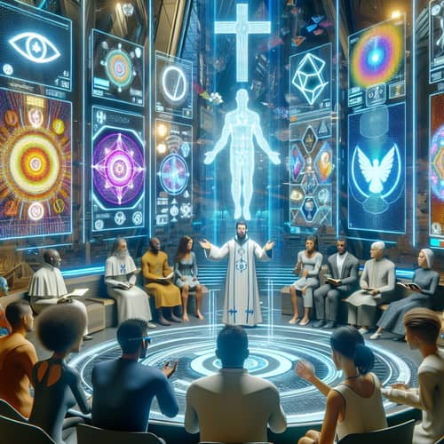 Digital Evangelism: Futuristic Sci-Fi Spiritual Teachings