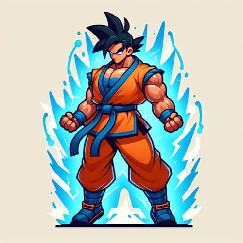 goku musculoso