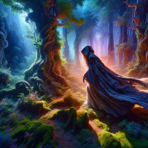 Enchanted Forest: A Mystical Encounter