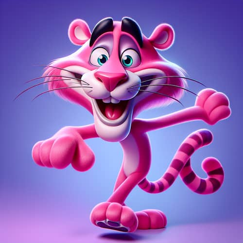 Vibrant Cartoon Character for Free Website | Unique & Playful Design