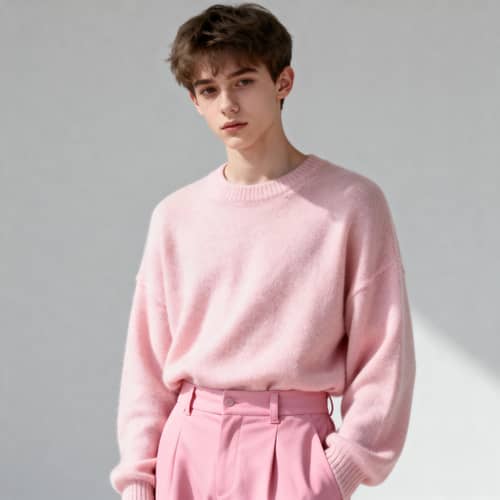 Soft Boy Pastel Pink Outfit - Femboy Aesthetic Soft Boy Pastel Pink Outfit - Femboy Aesthetic