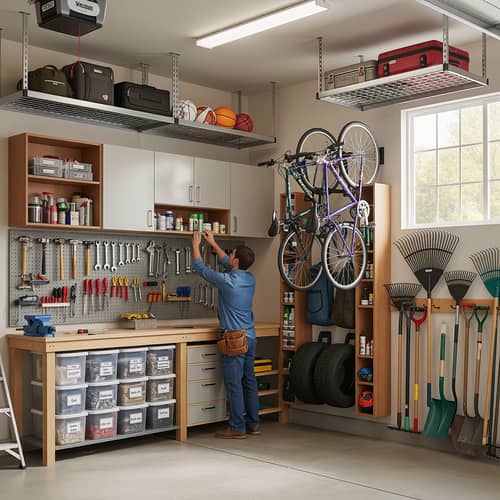 Maximize Garage Storage Space Efficiently