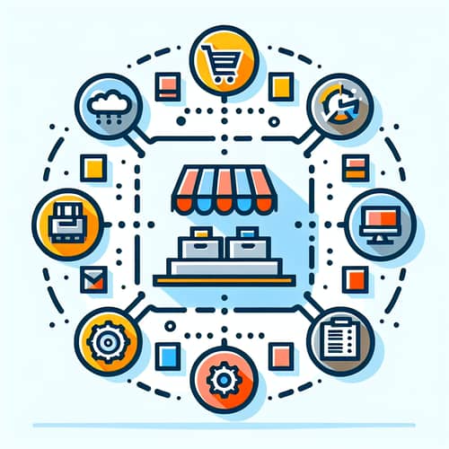 Efficient & Modern Merchandise System Icon | Inventory Management