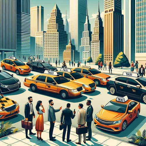 City Center Taxi Services: Diverse Drivers & Colorful Fleet