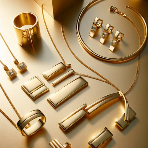 Exquisite Gold Jewelry Collection - Modern Designs