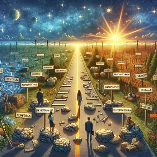 Metaphorical Journey of Entrepreneurship: Road to Success with Obstacles and Opportunities