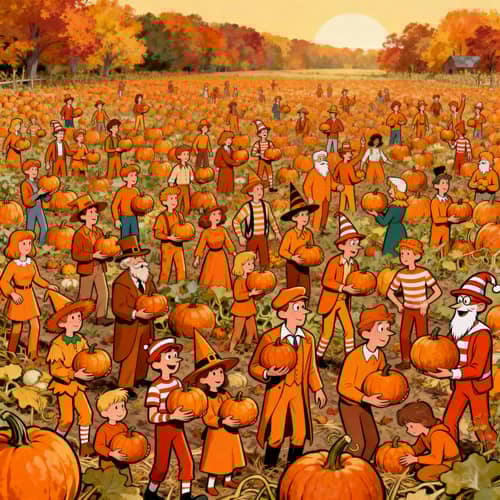 Find the Hidden Characters in Our Pumpkin Patch!